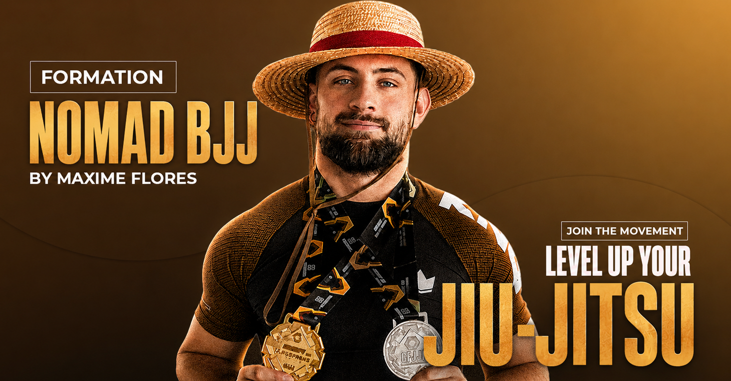 Maxime Flores, champion NAGA Europe et cr&eacute;ateur de la formation Nomad BJJ — jiu-jitsu br&eacute;silien en ligne